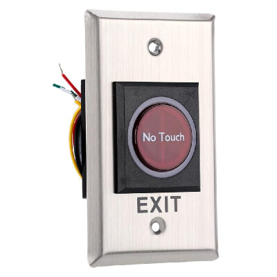 

Infrared Stainless Steel No Touch Door Exit Touch Free Switch with LED Indication