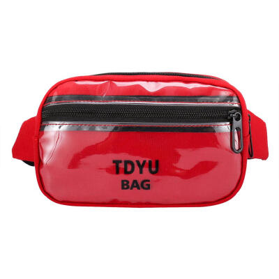 

Hip Hop Letter Print Shoulder Unisex Waist Fanny Packs Small Chest Bags