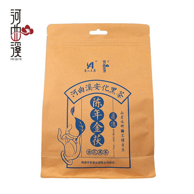 

Black tea Hunan Anhua specialty golden brick aged gold bulk tea tea Anhua black tea