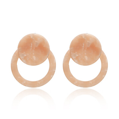 

Leopard Acrylic Resin Dangle Earrings For Women Geometry Big Circle Square Earrings Acetate Brincos Fashion Jewelry Gift
