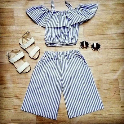 

2pcs Toddler Kids Baby Girls Outfit T-shirt TopsLong Pants Leggings Clothes Set