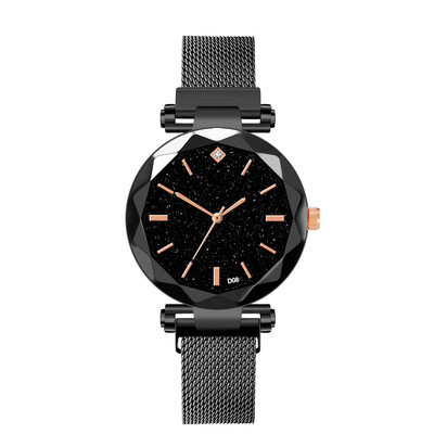 

RM Women Watch Ladies Magnetic Starry Sky Clock Diamond Female Quartz Wristwatches