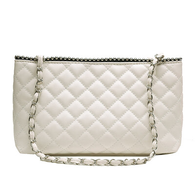 

Wholesale small bag female 2019 Europe&the United States new wild handbag personality letter shoulder slung collision color bucket bag