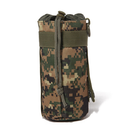 

Portable Drawstring Camouflage Water Bottle Insulation Bag Pocket Outside