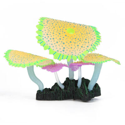 

Simulation Luminous Sea Anemones Fake Underwater Plants Fish Tank Decor