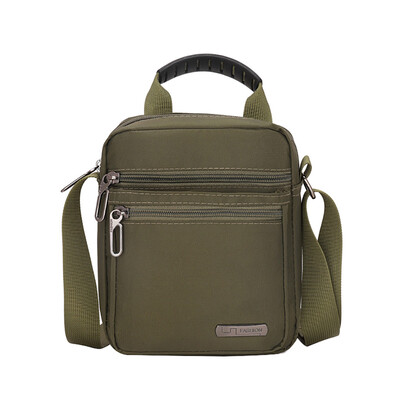 

Tailored Men Fashion Pocket Solid Unisex Shoulder Handbag Casual Bag Waterproof Bag