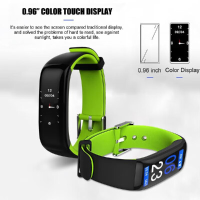 

Touch Button Smart Sport Bracelet Blood Pressure Heart Rate Sleep Monitor Fitness Activity Tracker Wristband