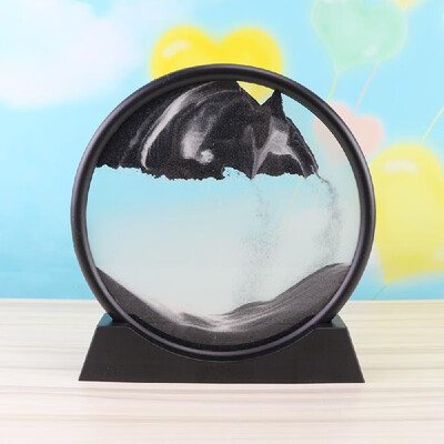 

Quicksand painting ornaments living room creative arts&crafts 3d stereoscopic landscape simple decorations home gifts Round 7