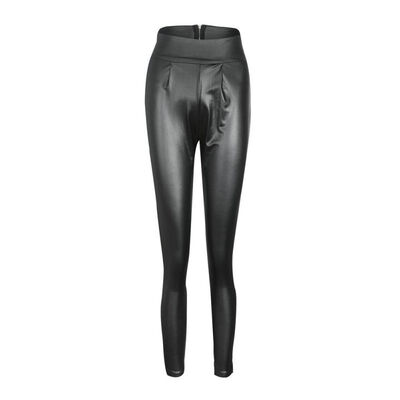 

New Autumn PU Leather Pants Legging Women Pants Plus Size Slim Stretch Thin Black Faux Leather Pencil Pants Pantalone