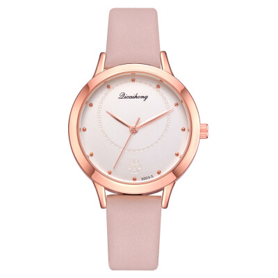 

Korean version of the casual ladies fashion fashion watch wish hot PU belt quartz watch