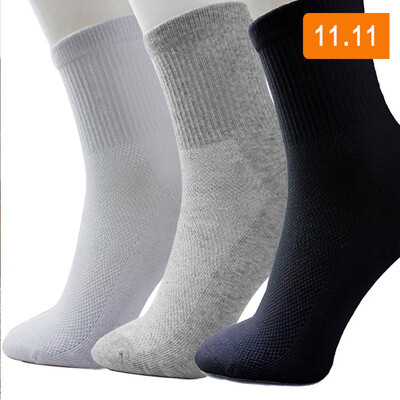 

Men Bamboo Fiber Socks Brand New Casual Business Anti-Bacterial Deodorant Breatheable Man Long Sock 5pairs lot
