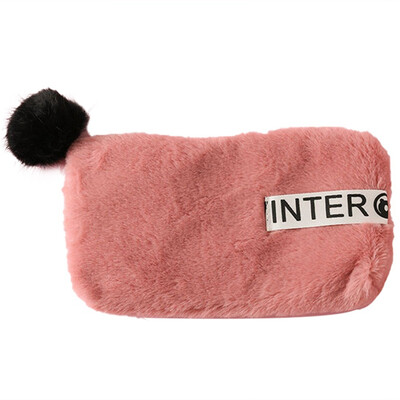 

Plush Pencil Bag Office School Supplies Stationery Cartoon Pencil Case