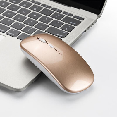 

HXSJ Wireless 24G Mouse Ultra-thin Silent Mouse Portable&Sleek Mice Rechargeable Mouse 10m33ft Wireless Transmission Rose G