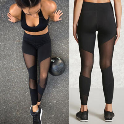 

Womens Running Yoga Fitness Leggings Gym Sports Pants Compression Trousers