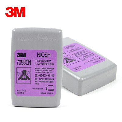 

3M 7093 2PCS Particulate Filter Box P100 Respiratory Protection Personal Protective Equipment Use with 60007500FF-400 Series Mas