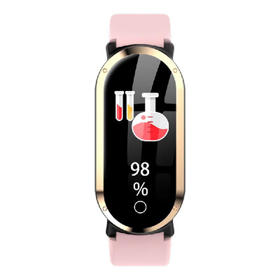 

T1 Smart Bracelet 096inch TFT IPS Screen 12896 Pixel 90mAh Heart Rate Blood Pressure Monitoring Calorie Fitness IP67 Waterproof