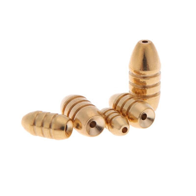 

Lixada 5pcs 18355710g Weight Assorted Bullet Shape Copper Lead Sinker Kit Fishing Tackle