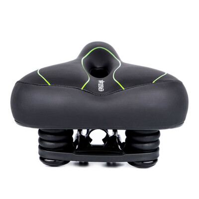 

1X Wide Big Bum Bike Reflector Saddle MTB Road Bicycle Cycling Soft Seat Gel Pad