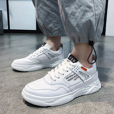 

Ins mens shoes Korean version of the trend of wild shoes sports&leisure old little white tide shoes white shoes autumn