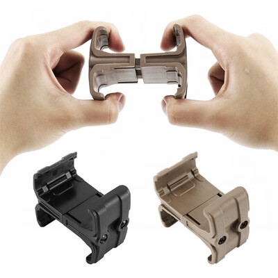 

M4 MAG595 Magazine Connector Magazine Coupler ABS Link for 556 x45mm NATO 3040 Round Magazines