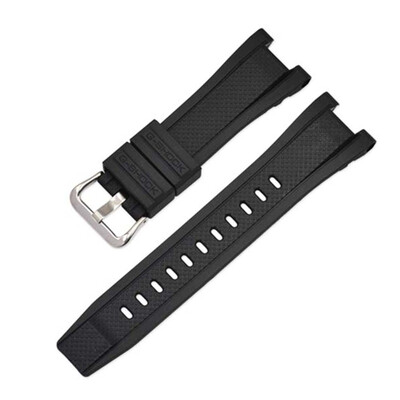 

Resin Strap Mens Pin Buckle Watch Accessories Casio Bracelet Sports Waterproof Belt For GST Series Models