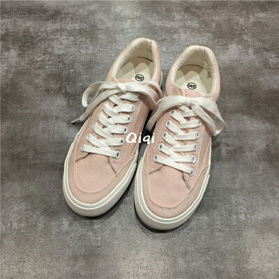 

Shoe women Korean version 2019 new spring canvas shoes female students Joker Hong Kong wind board shoes female