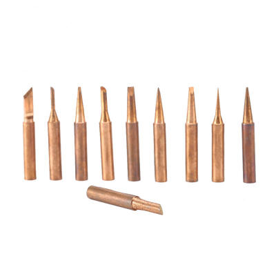 

Greensen 10pcsset Lead-free Copper 900M-T Iron Solder Tip For 9369379389698586 Soldering Station