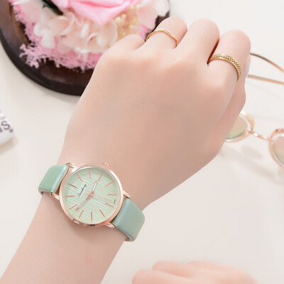 

Minimalist style women Watches Platimum ladies dress Wristwatch genuine Leather Casual watch students Quartz Clock Hours 233