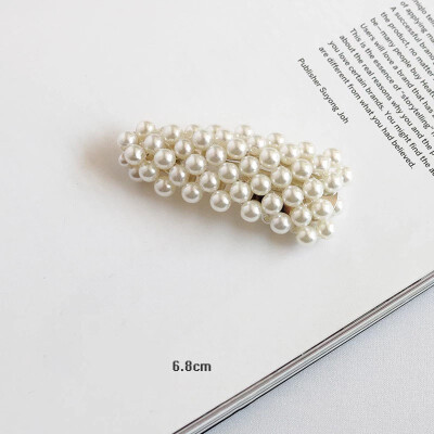 

Ins Fashion Pearl Hairpin Headwear Hair Clips for Women Temperament Elegant Sweet Hairpin Hair Styling Accessories Hair Pins