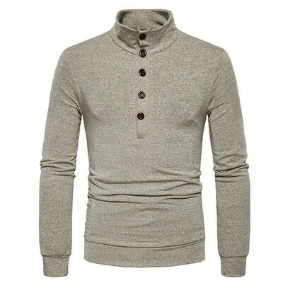 

Mens Winter Warm High Neck Knit Sweater Pullover Knitwear Jumper Sweatshirt Top