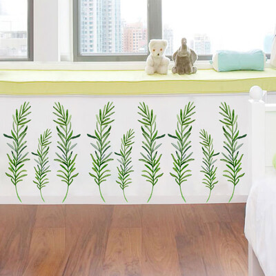 

〖Follure〗Inkjet Wall Stickers Plant Wall Stickers Home Background Wall Painting