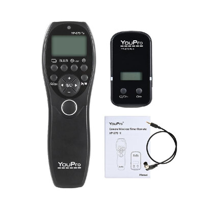

YouPro YP-870 DC0 24G Wireless Remote Control LCD Timer Shutter Release Transmitter Receiver 32 Channels for Nikon D5 D4S D4 D3S