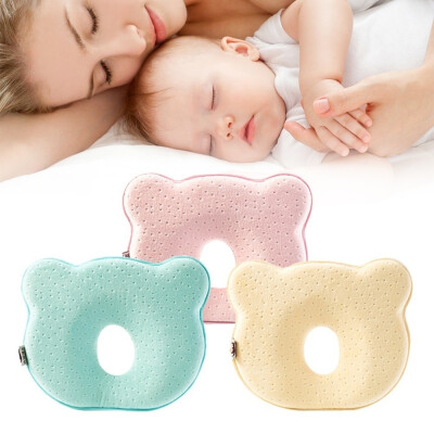 

Cute Bear Pattern Pillow Newborn Infant Baby Support Cushion Pad Prevent Flat Head