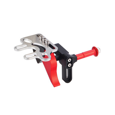 

Aluminum Alloy Shutter Trigger Extension Lever Extend Mount Adapter Accessory for Dual Handle Diving Tray Stabilizer Underwater Ca