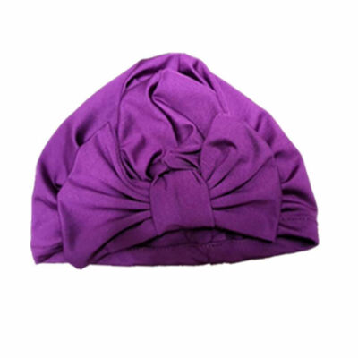 

Baby Girls Boys Soft Bow Turban Hat Toddler Kids Head Wrap Hijab Headband Cap