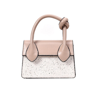 

Famous Designer Top Handle Women Small Handbags Sequin Flap Messenger Bags PU Shoulder Bags Bow for Ladies Saddle Crossbody Bag