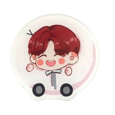 

Kpop BTS Cute Q Version Acrylic Badge Cute Cartoon Brooch Bag Pendant Boys Girls Accessories Hot Gift for Fans