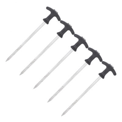 

Greensen 5PCS Stainless Steel Tent Peg Ground Nails Screw Nail Stakes for Frozen Soil Ice Surface