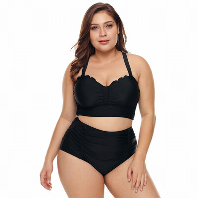 

Womens Swimwear high waist sexy Plus Size Swimwear sling split swimsuit