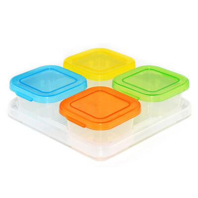 

Portable Baby Food Storage Box Candy Color Kids Tableware Milk Containers