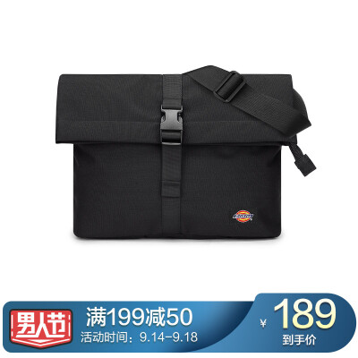 

Dickies Messenger bag men&women casual Messenger bag sports shoulder bag 173U90LBB16BK02 black