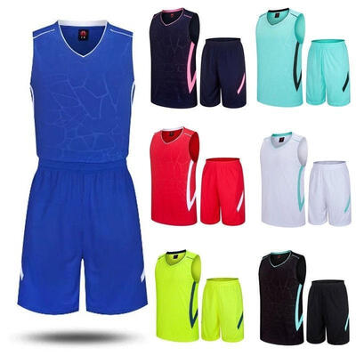 

Hot Creative Camouflage DIY Running Blank Basketball Jersey Kit Uniforms Suits ZL