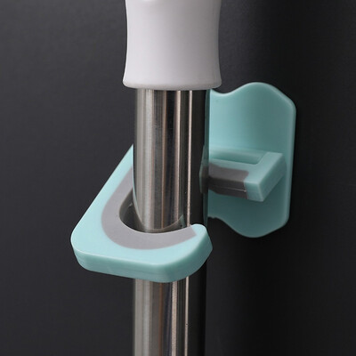 

Toponeto Wall Mounted Mop Organizer Holder Brush Hanger Storage Rack Kitchen Tool