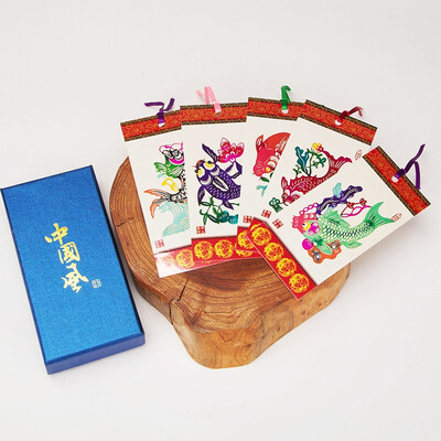 

Handmade paper-cut bookmarks Chinese characteristics small gifts Chinese style souvenirs