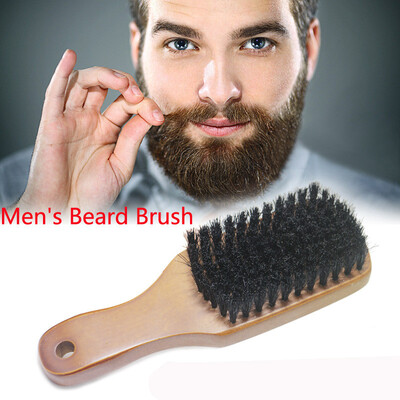 

〖Follure〗Men Shaving Brush Natural Bristles Hair Shave Wood Handle Razor Barber Tool