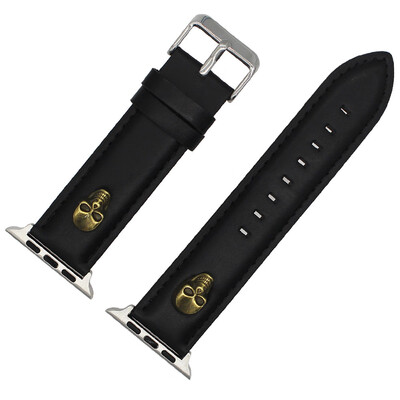 

Gobestart Cowhide Apex tail Buckle Wrist Watch Band Strap Belt For Apple Watch 38mm