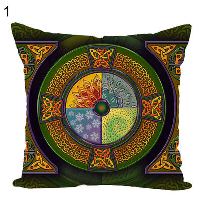 

45x45cm Mandala Pattern Throw Pillow Case Cushion Cover Home Sofa Bed Car Decor