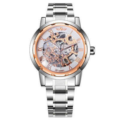 

Retro Skeleton Mechanical Watch Men Automatic Watches Sport Luxury Top Brand Watch Relogio Masculino Male Clock