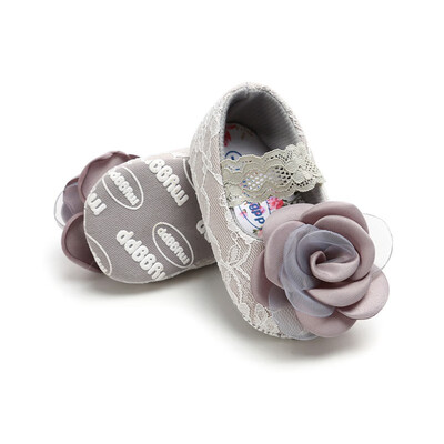 

Baby Girl Shoes Riband Lace Floral Up PU Leather Princess Baby Shoes First Walkersborn Moccasins For Girls 0-18M