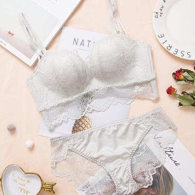 

UNLIMON Women Lingerie Sets Lace Push up Bra Lace Panties